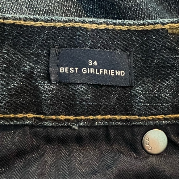 Gap Best Girlfriend Jeans in Dark Indigo size 34 - Picture 7 of 11